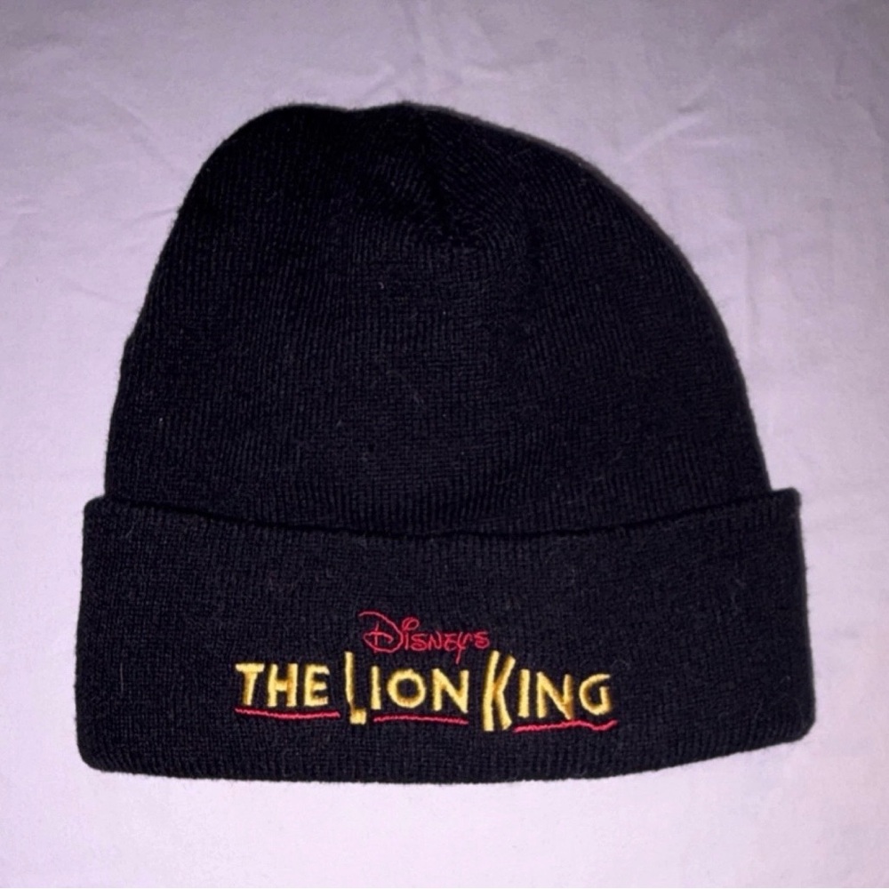 Port and Company Disney Lion King Black Knit Beanie Hat Warm Winter Cap